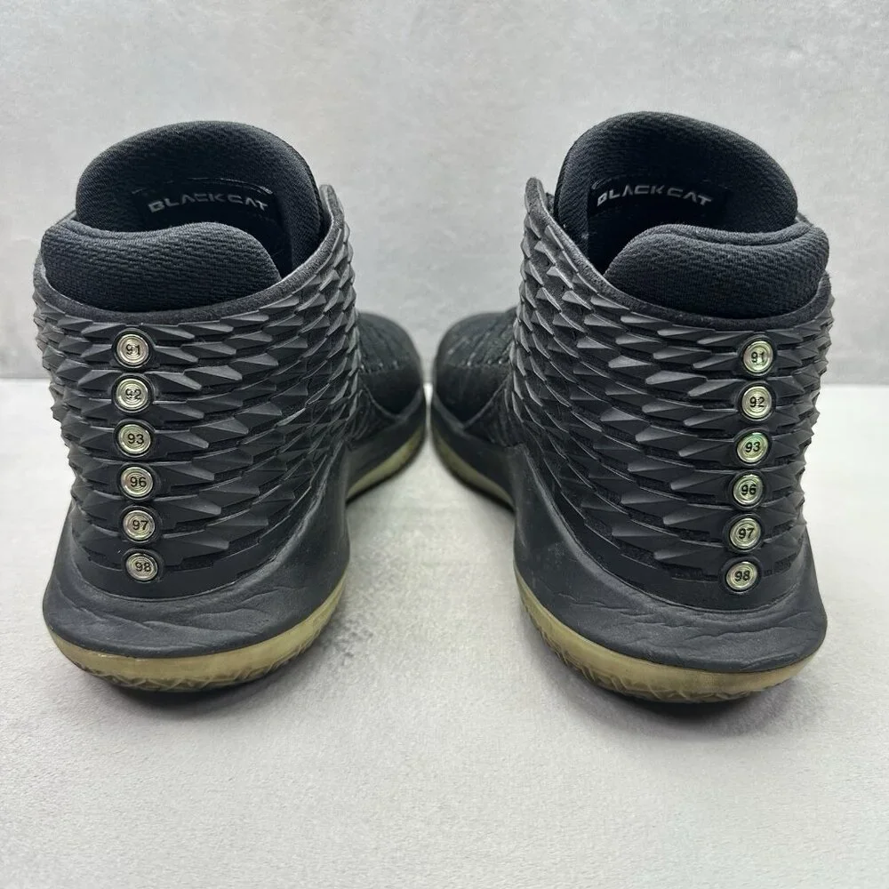 Mens Size 10 Air Jordan 32 XXXII Black Cat Shoes Black‎ Metallic Silver 2018